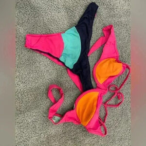 Made in Brazil Color Block Bikini